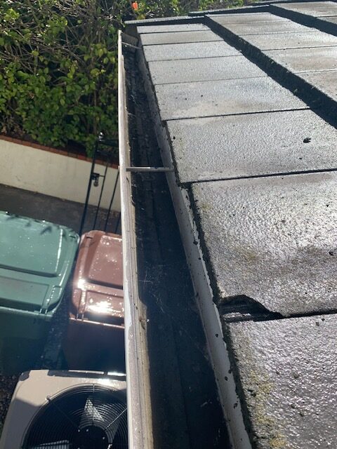 Rain Gutter - Before Cleaning 1