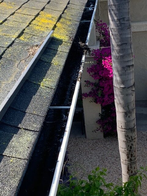 Rain Gutter - Before Cleaning 3